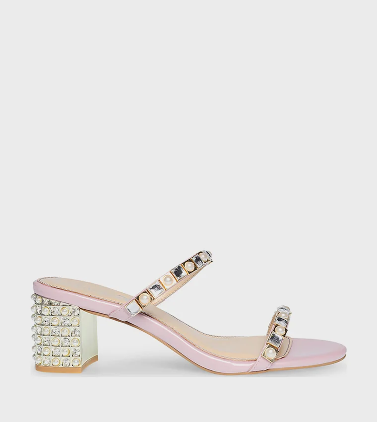 STEVE MADDEN Steve madden embellished blush women's heels